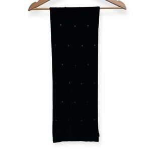 Vintage Gap Y2k 90s Silk Blend Velvet Metallic Embroidery Scarf